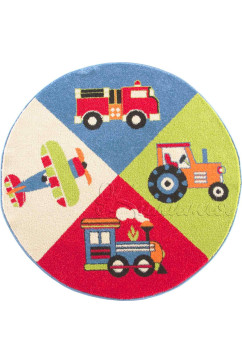 FULYA 8D64A 3477 Ідеальний килимок в дитячу кімнату з різноманітними малюнками, не викликає алергію. 242х363