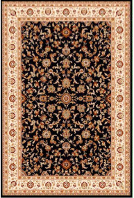 Килим IMPERIA X261A black-ivory