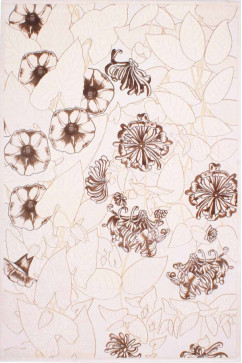 KASMIR MODA 0006 6983 Килими з акрилу в світлих тонах.  Опуклі візерунки надають їм м'якість і хорошу теплоізоляцію. 242х363