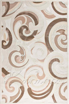 KASMIR MODA 0001 5407 Ковры из акрила  в светлых тонах. Выпуклые узоры придают им мягкость и  хорошую теплоизоляцию. 242х363