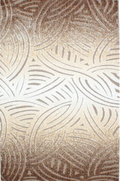 LUNA 2434A 10567 Високоворсний килим з поліпропілену і поліестеру з рельєфним візерунком. Добре чиститься пилососом 242х363