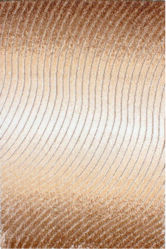 LUNA 2453A 10577 Високоворсний килим з поліпропілену і поліестеру з рельєфним візерунком. Добре чиститься пилососом 242х363