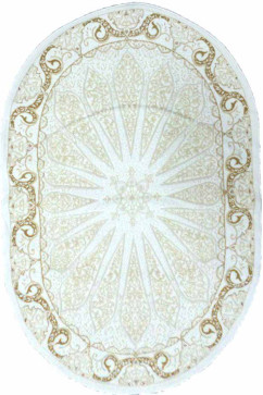 MYRAS 8603A 13699 Килими виконані з акрилу і вовни в витонченої класики в світлих тонах з тонким рельєфним візерунком. 242х363