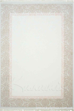 MYRAS 8609A 10599 Ковры выполнены из акрила и шерсти в изящной классике в светлых тонах с тонким рельефным узором. 242х363
