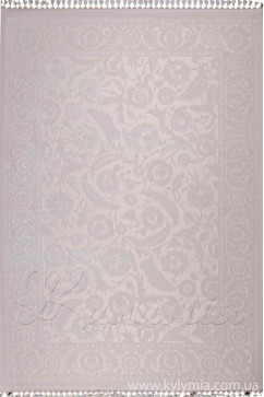 MYRAS 9497B 13704 Ковры выполнены из акрила и шерсти в изящной классике в светлых тонах с тонким рельефным узором. 242х363