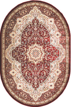 QUEEN-80 6857A 11160 Тонкие ковры из полиэстра - иммитация шелка, в классическом стиле, придают изысканность и роскошь. 242х363