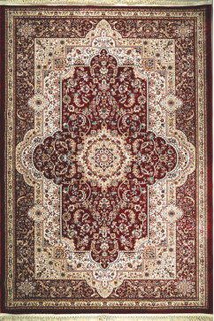 QUEEN-80 6857A 11161 Тонкі килими з поліестеру - імітація шовку, в класичному стилі, надають вишуканість і розкіш. 242х363