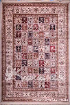 QUEEN-80 6856A 10687 Тонкие ковры из полиэстра - иммитация шелка, в классическом стиле, придают изысканность и роскошь. 242х363