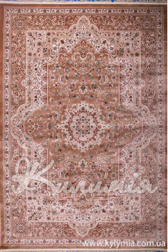 QUEEN-80 6857A 11158 Тонкие ковры из полиэстра - иммитация шелка, в классическом стиле, придают изысканность и роскошь. 242х363