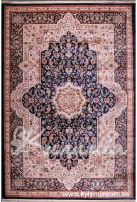 Килим QUEEN-80 6857A dark blue