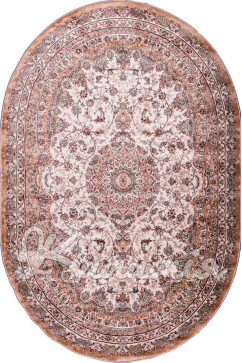 QUEEN-80 6860B 11165 Тонкие ковры из полиэстра - иммитация шелка, в классическом стиле, придают изысканность и роскошь. 242х363