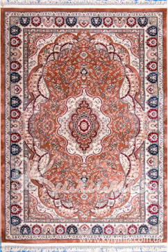 QUEEN-80 6865A 10697 Тонкие ковры из полиэстра - иммитация шелка, в классическом стиле, придают изысканность и роскошь. 242х363