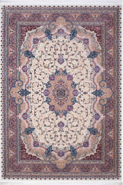 SHAHNAMEH 8513C 10651 Мягкий акриловый ковер с полиэстеровой ниткой в восточной классике украсит гостиную или спальню. 242х363