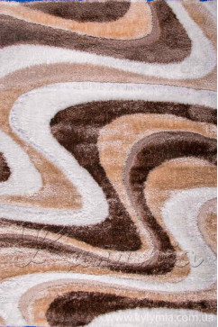 THERAPY 2194A 8199 Очень мягкий шелковистый ковер из полиэстровой нитки с высоким ворсом. Подойдет в спальню и гостиную 242х363